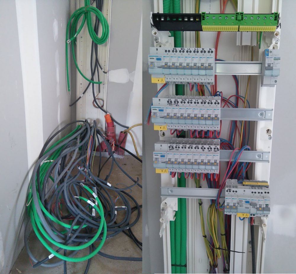 Chantier électrique câblage installation Angers Maine-et-Loire – Annevolt